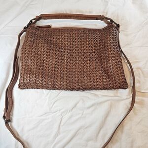 Trendy Timeless Ashwood Genuine Woven Leather Leather Crossbody Bag / Hand Bag